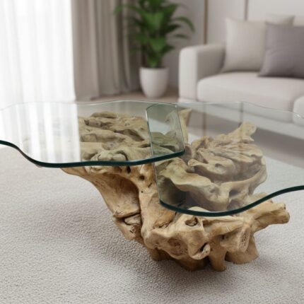 طاولة القهوة من الجذور الطبيعية CT0064