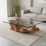 طاولة القهوة من الجذور الطبيعية CT0065