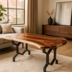 طاولة طعام من الخشب الطبيعي DT0023