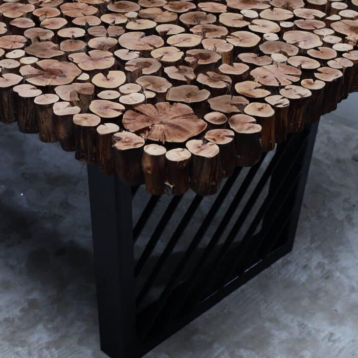 طاولة طعام من الخشب الطبيعي DT0025