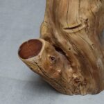 أباجورة من الخشب الطبيعي LU0057