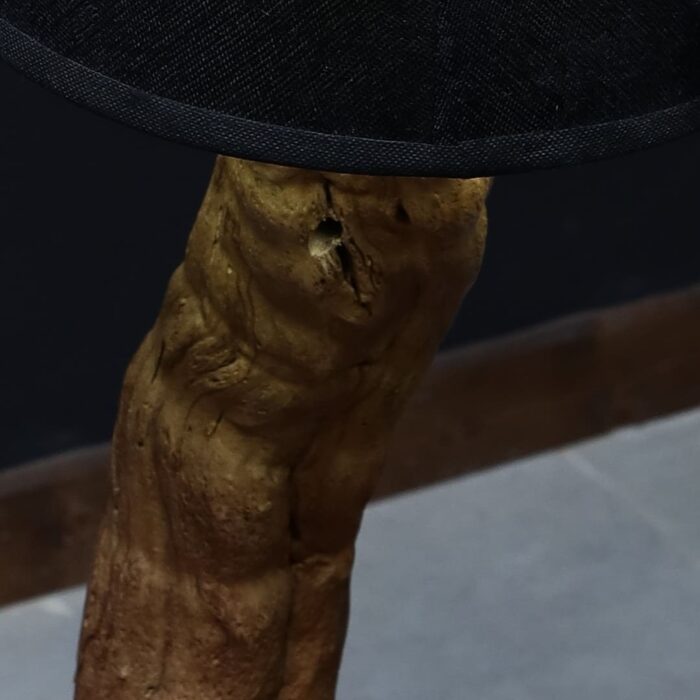 أباجورة من الخشب الطبيعي LU0058