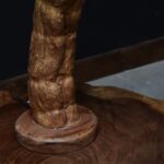 أباجورة من الخشب الطبيعي LU0058