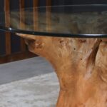 طاولة طعام من جذور الأشجار الطبيعية DT0015