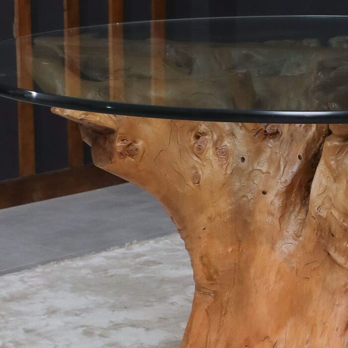 طاولة طعام من جذور الأشجار الطبيعية DT0015
