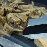 طاولة طعام من جذر الشجر الطبيعي DT0018