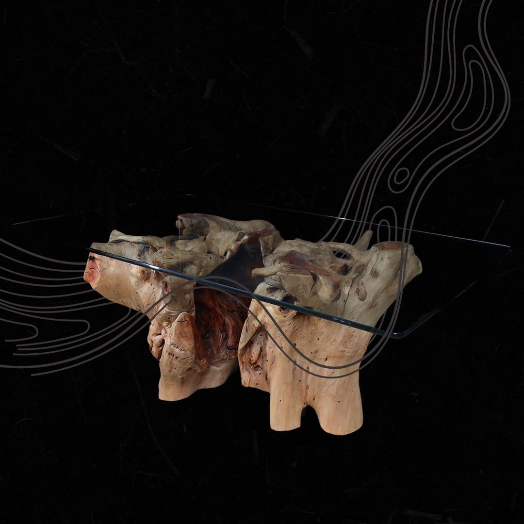 طاولة طعام من جذع الخشب الطبيعي DT0019 طاولة طعام من جذع الخشب الطبيعي DT0019