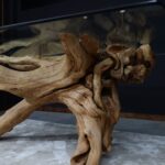 طاولة طعام من جذر الشجر الطبيعي DT0020