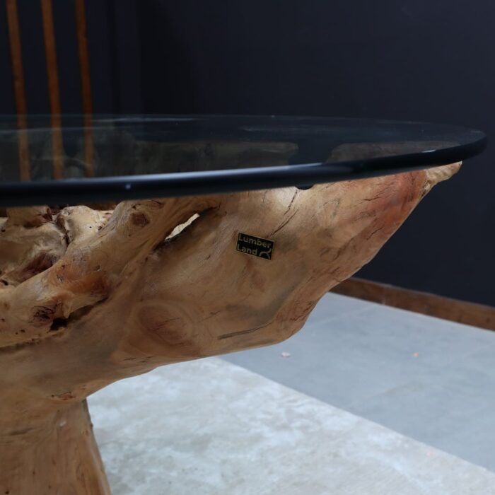 طاولة طعام من جذر الشجر طبيعي DT0021