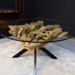 طاولة طعام من الخشب الطبيعي DT0022