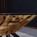 طاولة طعام من الخشب الطبيعي DT0022