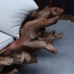 شيز لونج لامبر لاند – قطعة فنية تجمع بين راحة فاخرة وجمال الخشب الطبيعي Lu0032